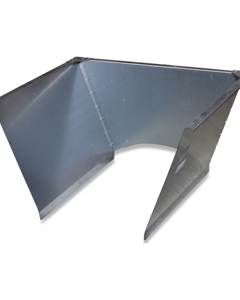 Collecting hopper galv  850x750 for straight transfer